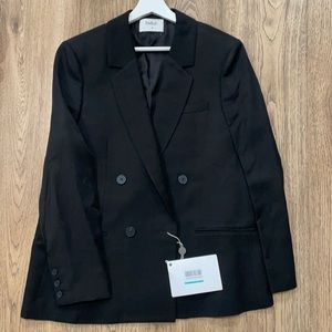 NWT Ba&sh black blazer size 10